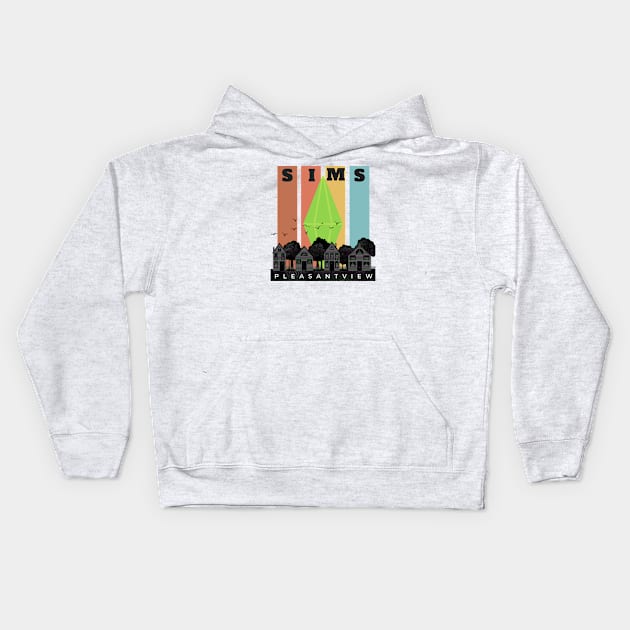 Visit Pleasantview Kids Hoodie by MegBliss